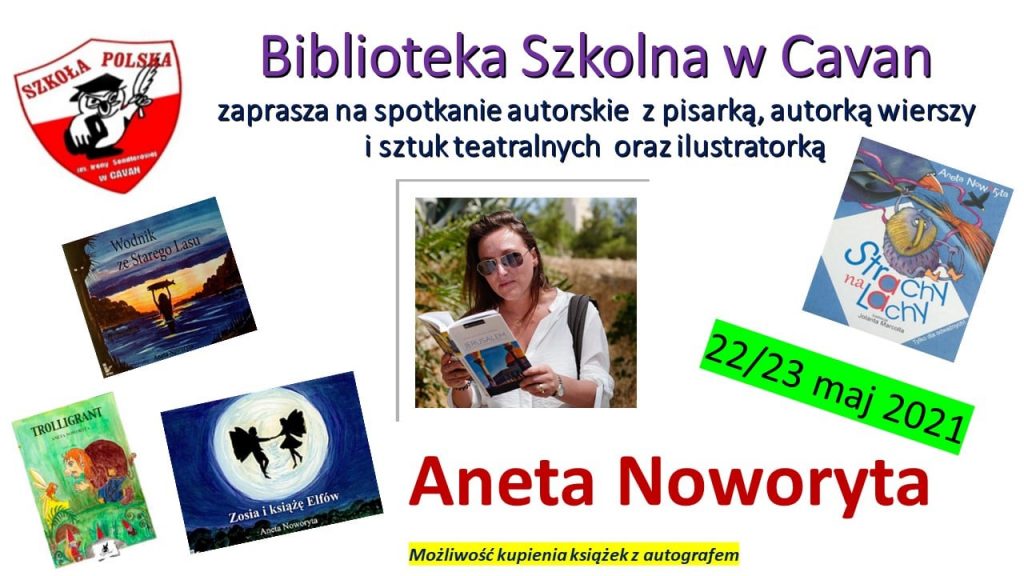Spotkanie z pisarką p. Anetą Noworytą