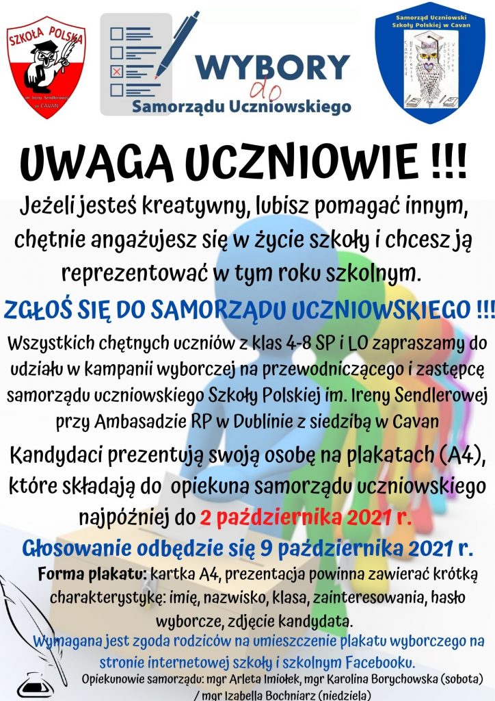 Wybory do Samorządu Uczniowskiego