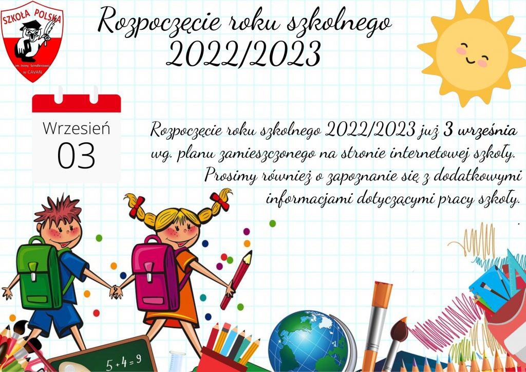 Rozpoczęcie roku szkolnego 2022/2023
