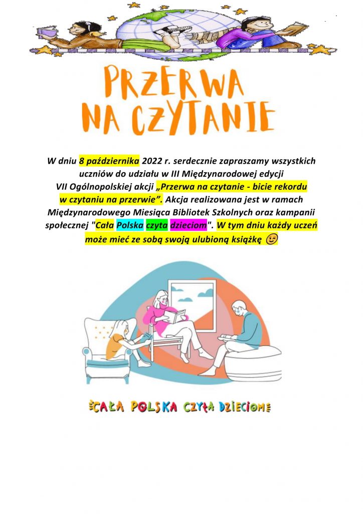 Przerwa na czytanie!