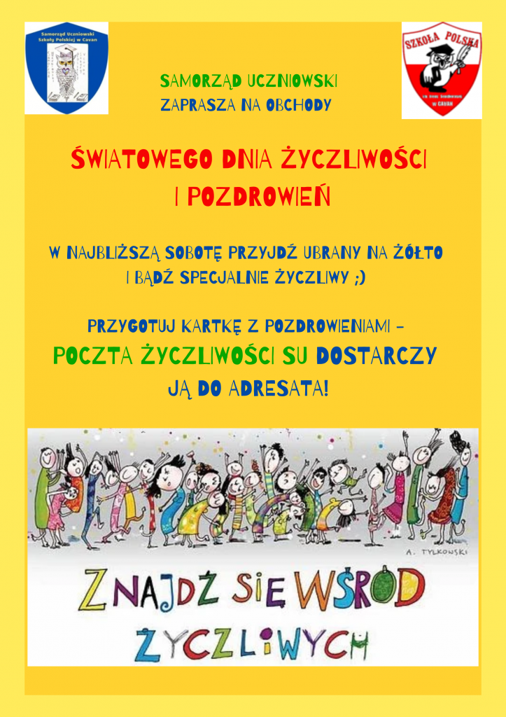 Światowy Dzień Życzliwości i Pozdrowień