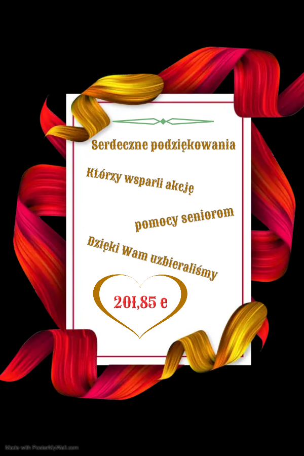 Razem na Święta- sprawozdanie z akcji świątecznej