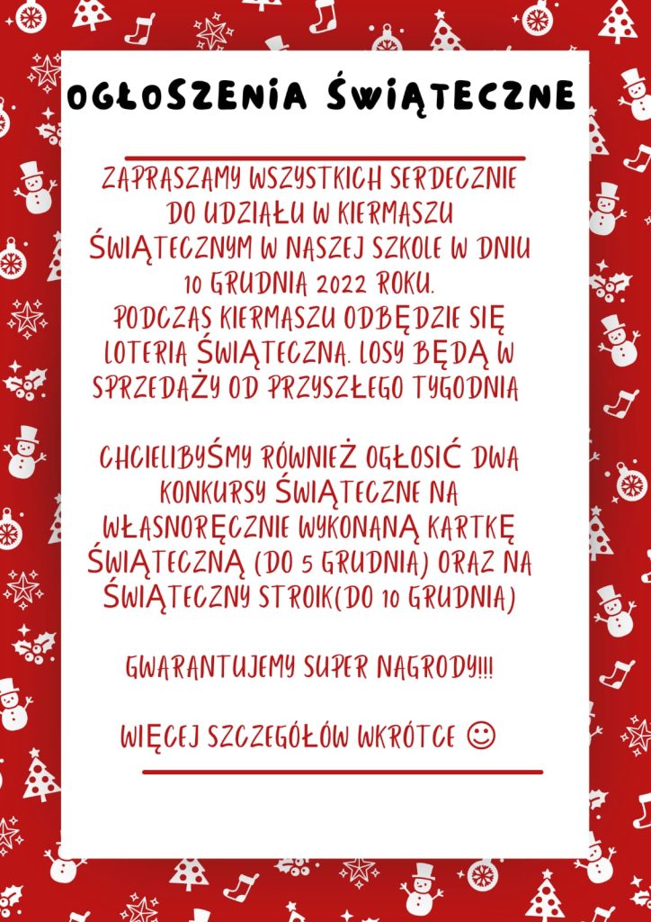 Konkurs świąteczny