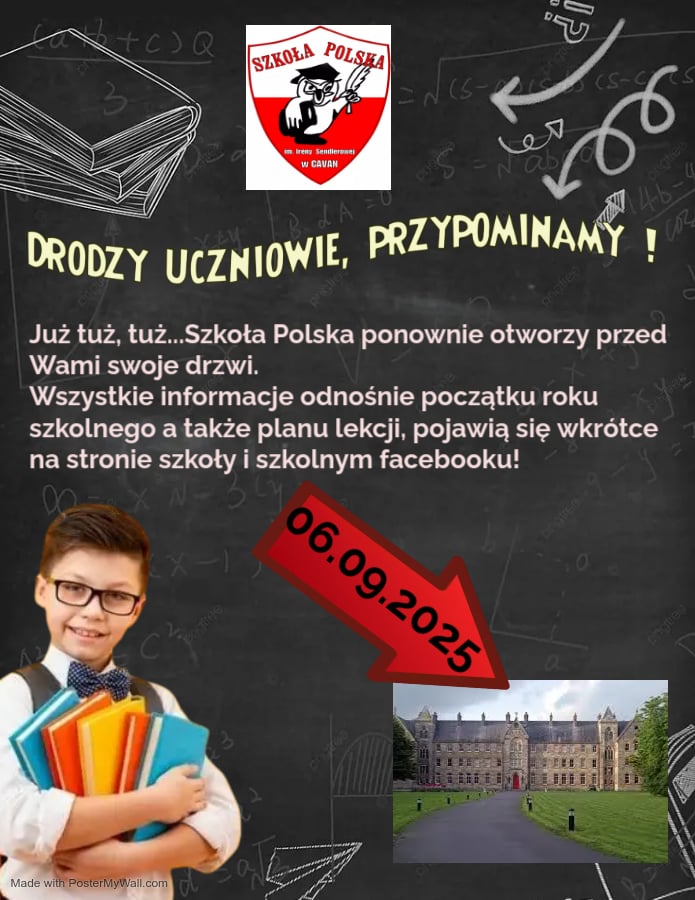 Pierwsze zajęcia w szkole już 6 września!!!