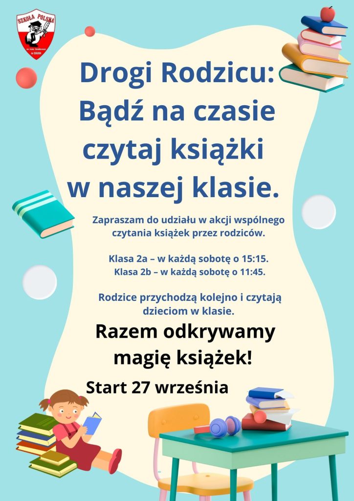 Projekt czytelniczy w klasach drugich