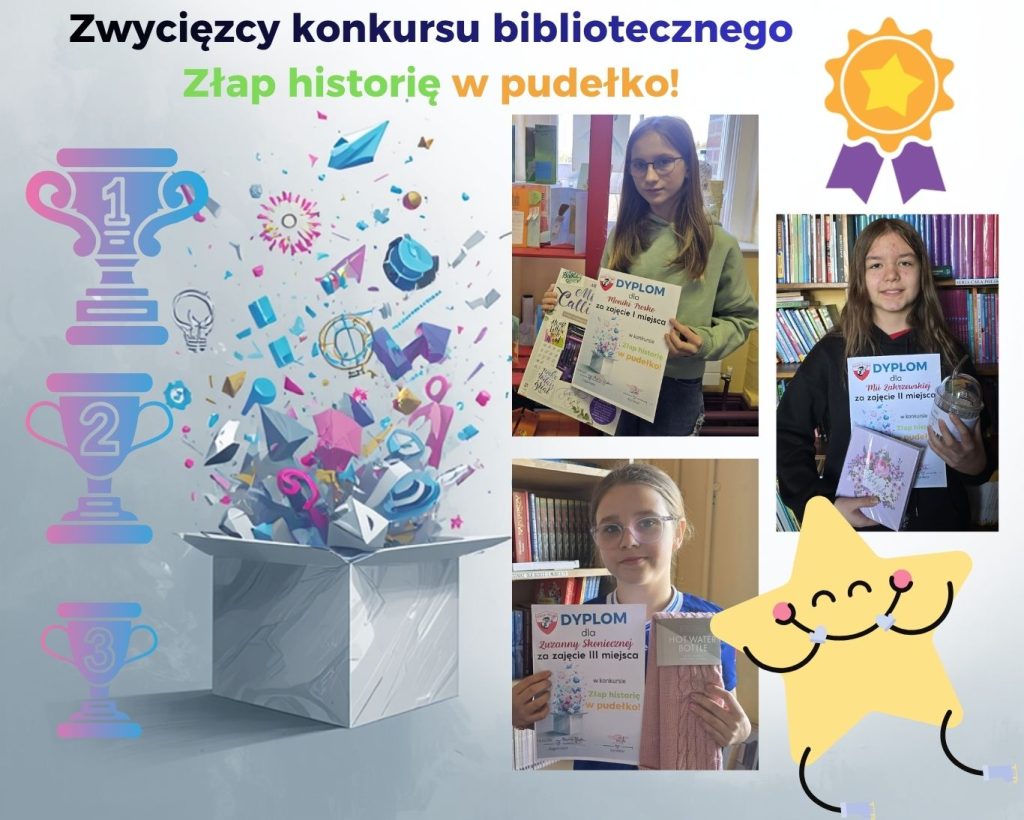 Wyniki konkursu bibliotecznego „Złap historię w pudełko”